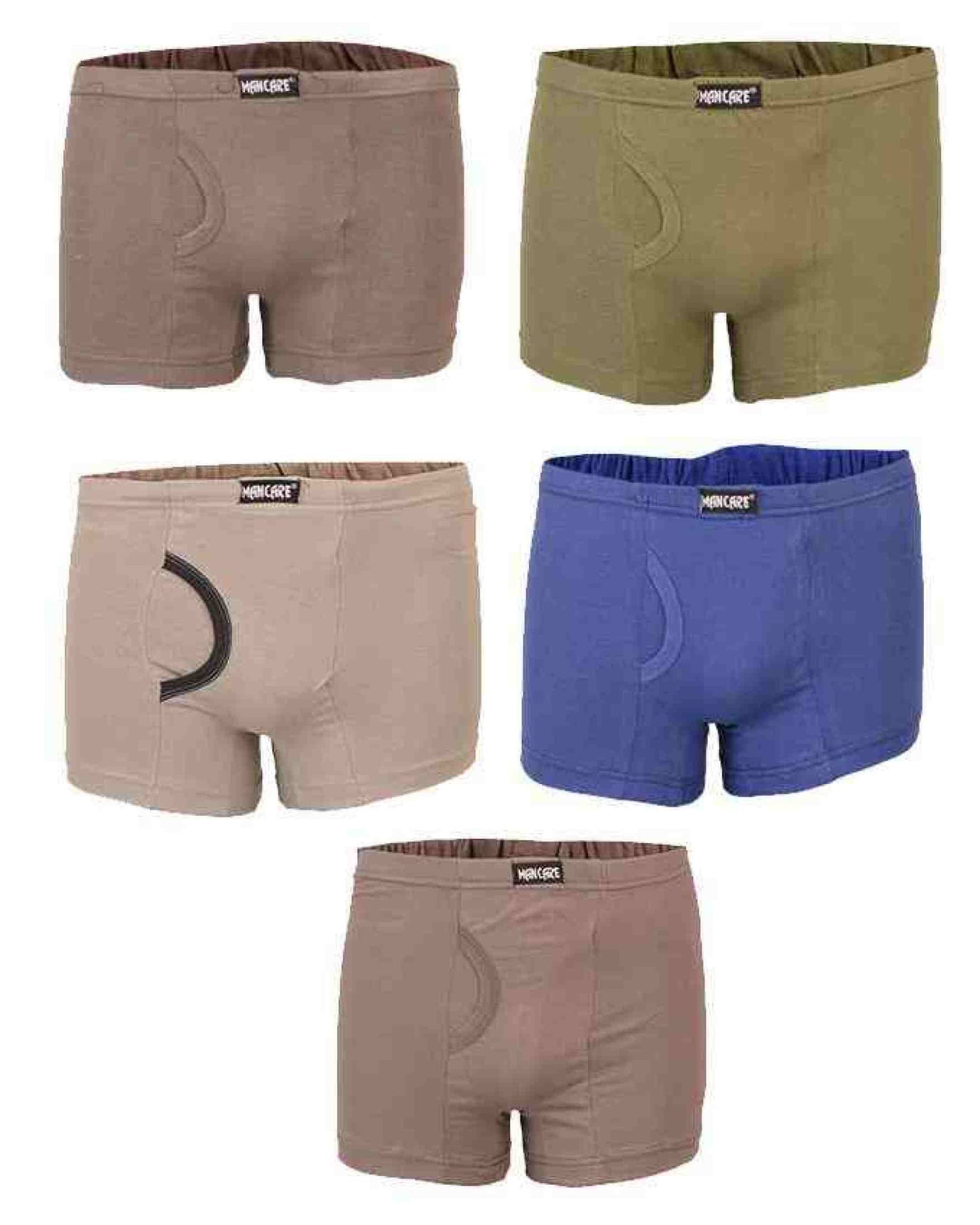 Mancare Pack of 5 Pure Cotton Men’s Underwear – Multicolor