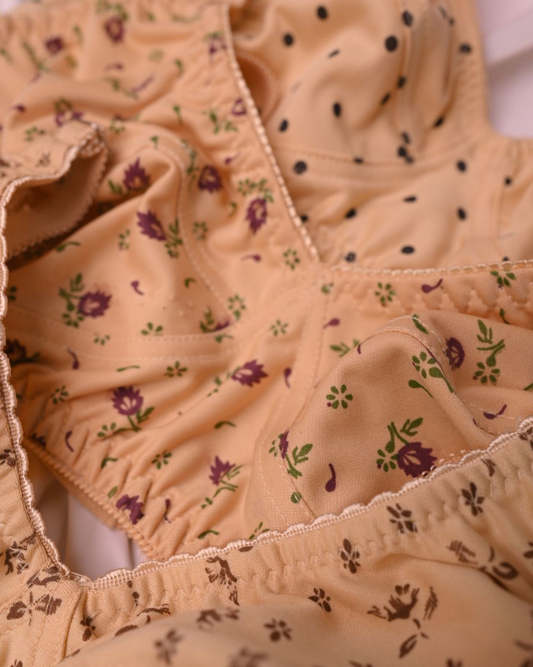 Pack of 3 - Jersey Printed Bra