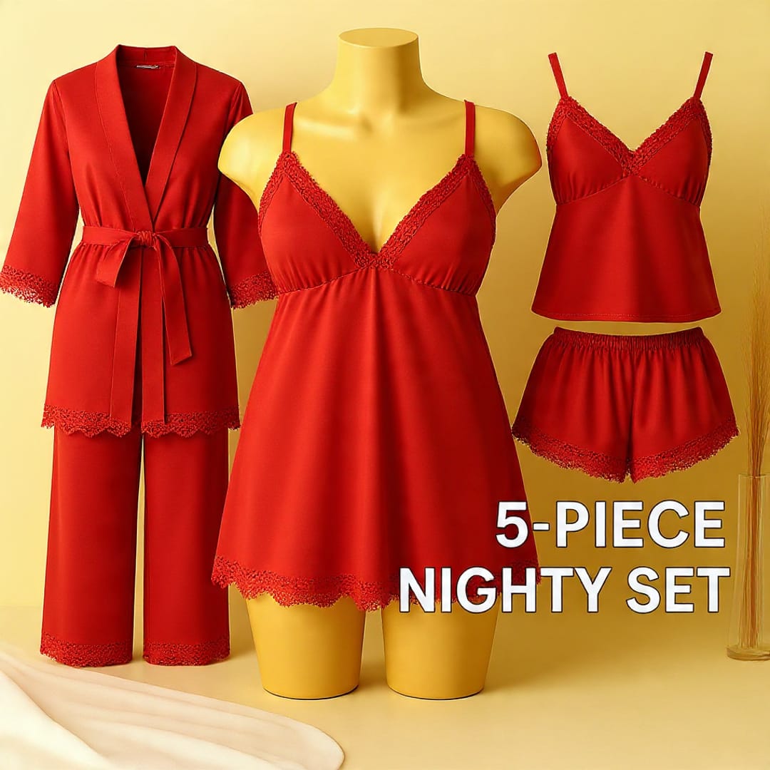 5-Piece Nightwear Set