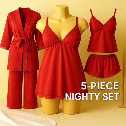 5-Piece Nightwear Set