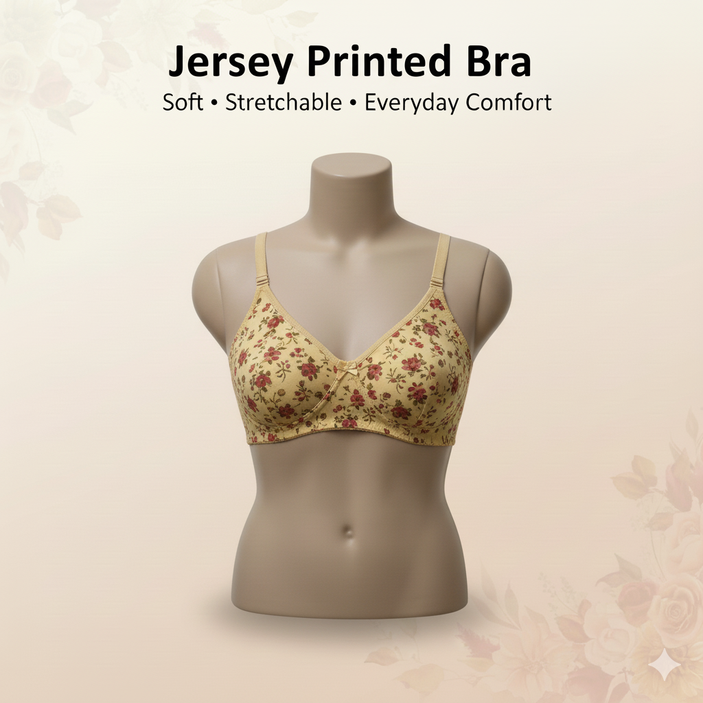 Pack of 3 - Jersey Printed Bra