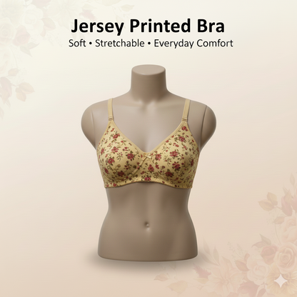 Pack of 3 - Jersey Printed Bra