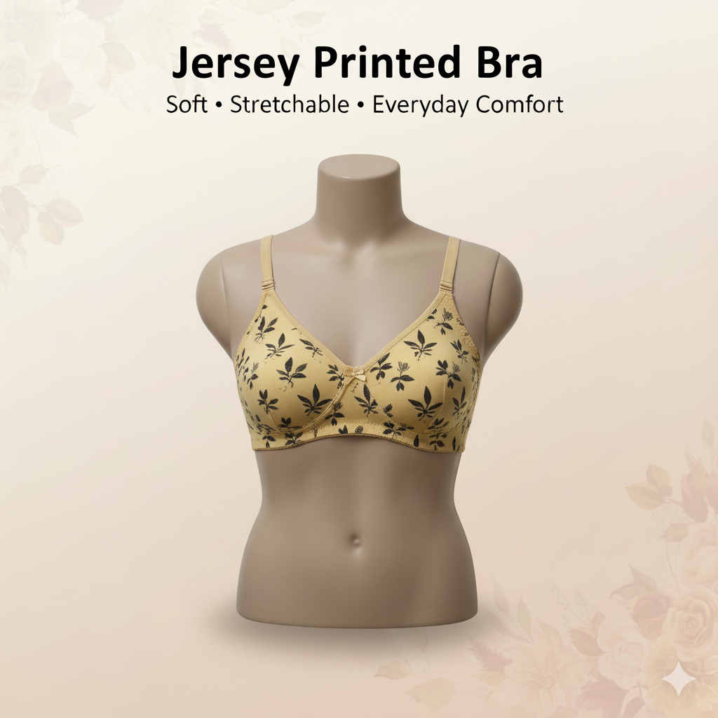 Pack of 3 - Jersey Printed Bra