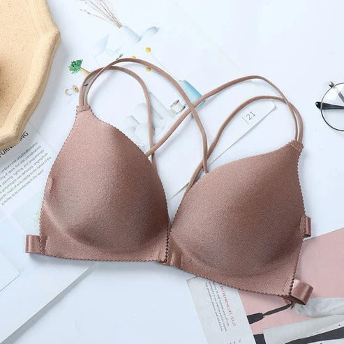 Pack of 3 Seamless Front Closure Light Padded Beauty Back Bras