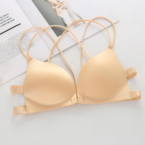 Pack of 3 Seamless Front Closure Light Padded Beauty Back Bras