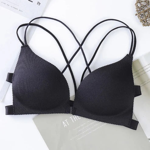 Pack of 3 Seamless Front Closure Light Padded Beauty Back Bras