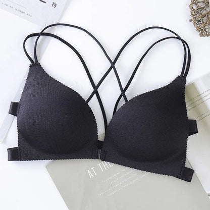 Pack of 3 Seamless Front Closure Light Padded Beauty Back Bras
