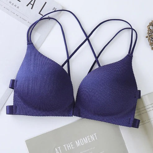 Pack of 3 Seamless Front Closure Light Padded Beauty Back Bras