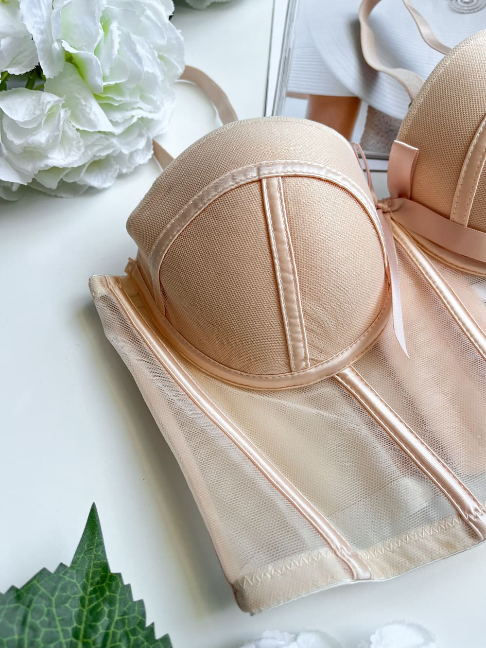 Ladies Imported Wired High-Quality Half Cup Padded Push-Up Half Camisole Top