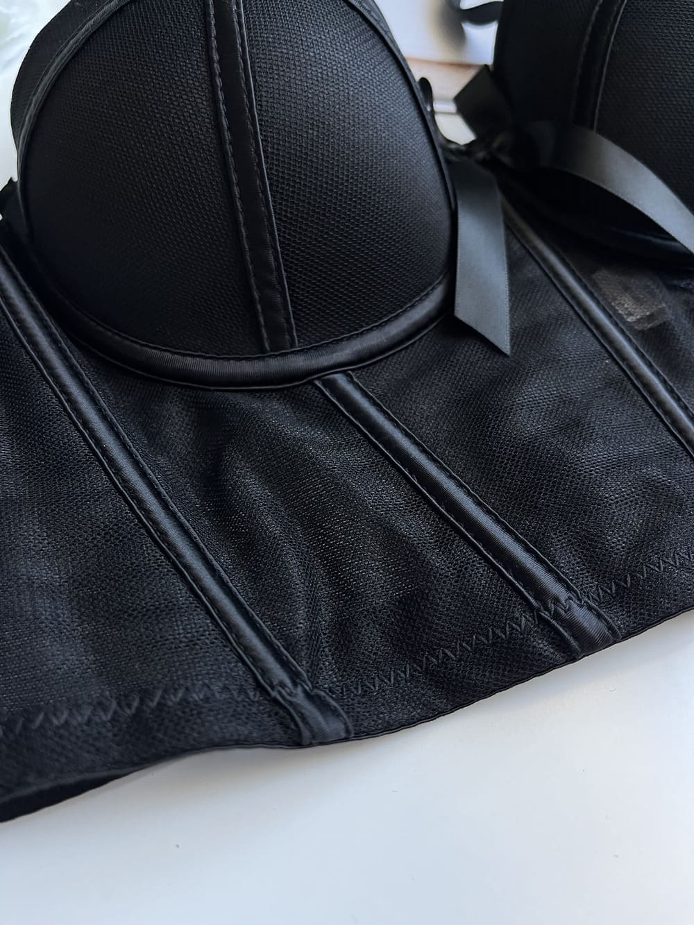 Ladies Imported Wired High-Quality Half Cup Padded Push-Up Half Camisole Top