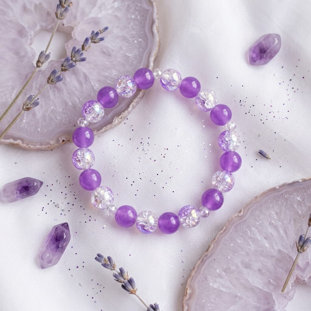 Purple Bead Bracelet