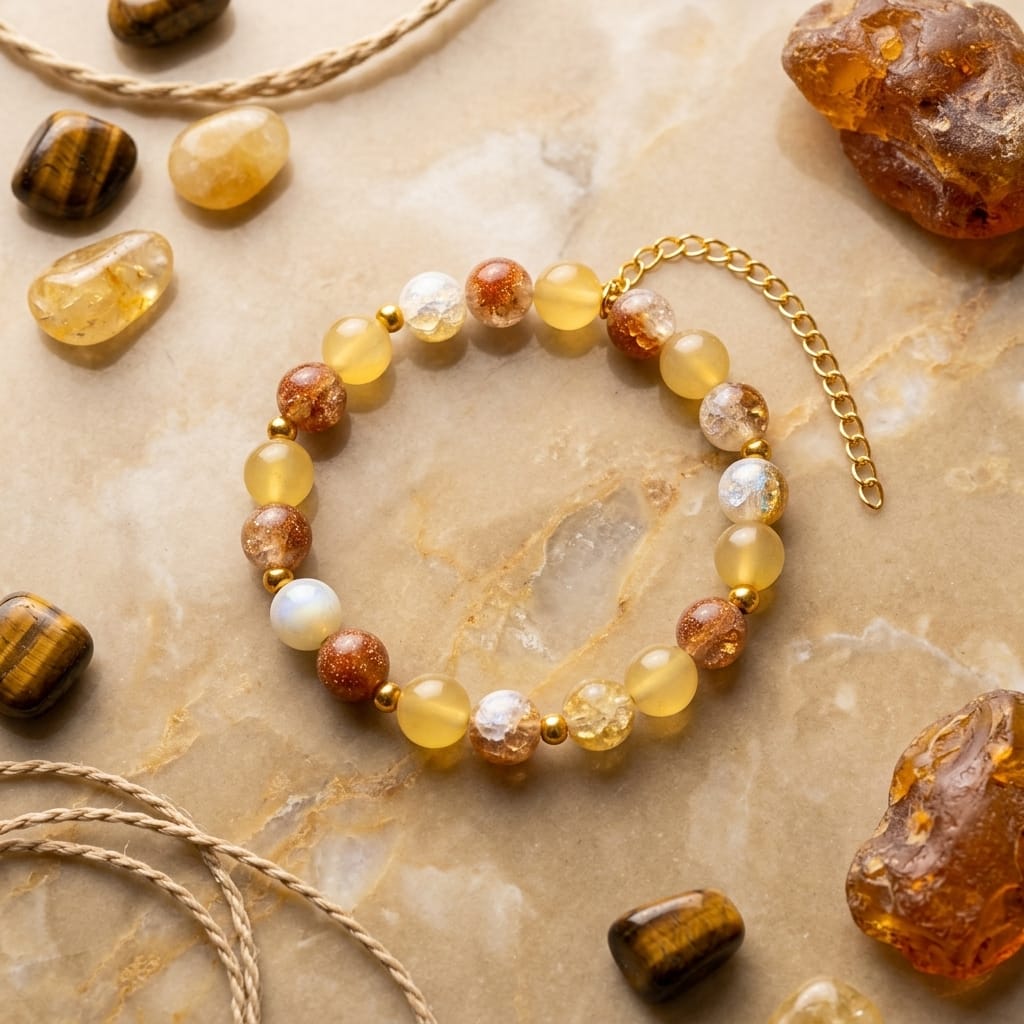 Yellow Bead Bracelet