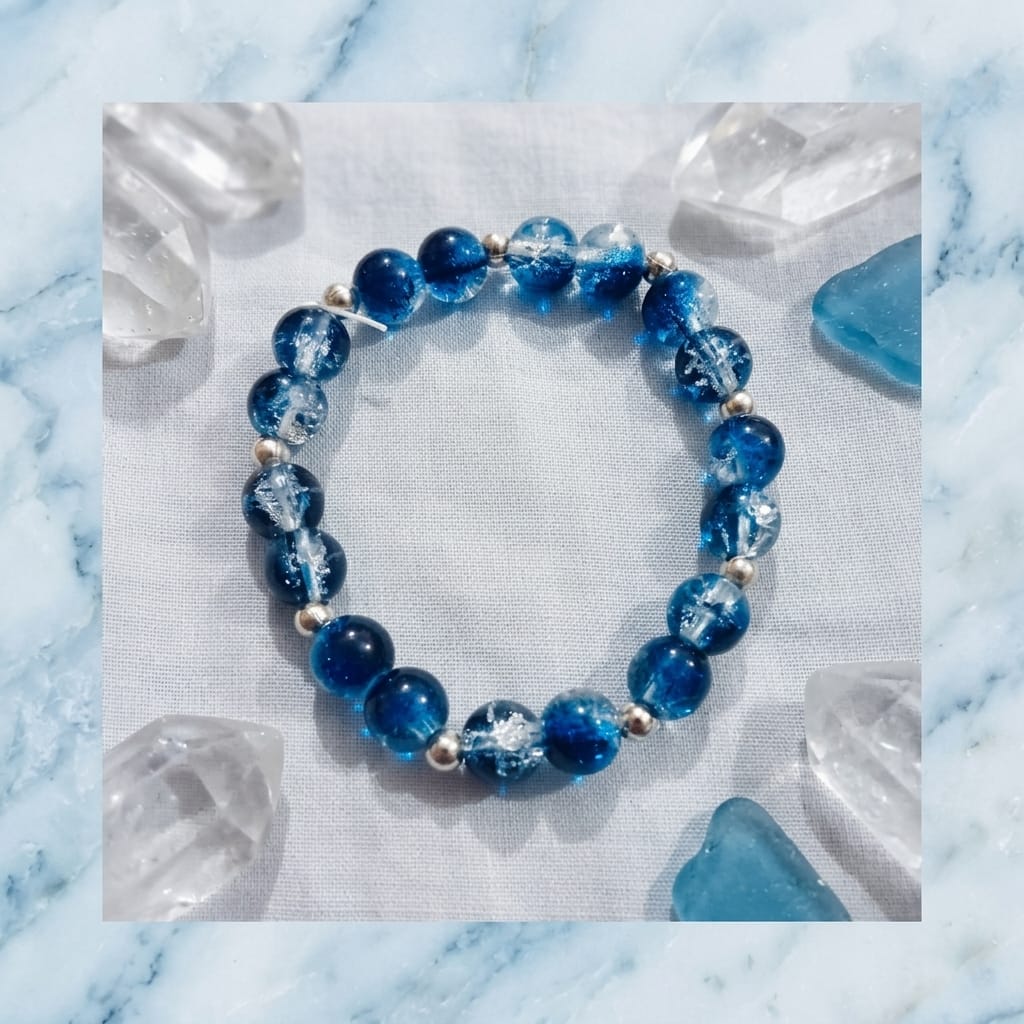 Blue Bead Bracelet