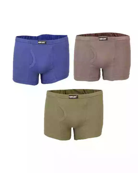 Mancare Pack of 3 Pure Cotton Men’s Underwear – Multicolor